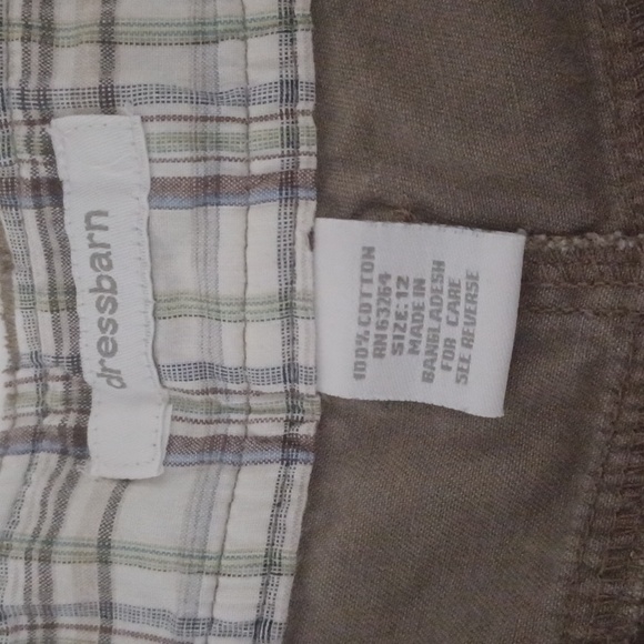 Dressbarn size 12 shorts, brown - Picture 5 of 6